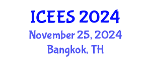 International Conference on Earthquake Engineering and Seismology (ICEES) November 25, 2024 - Bangkok, Thailand