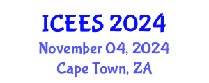 International Conference on Earthquake Engineering and Seismology (ICEES) November 04, 2024 - Cape Town, South Africa