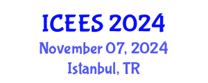 International Conference on Earthquake Engineering and Seismology (ICEES) November 07, 2024 - Istanbul, Turkey