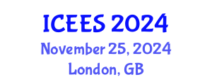 International Conference on Earthquake Engineering and Seismology (ICEES) November 25, 2024 - London, United Kingdom