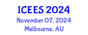 International Conference on Earthquake Engineering and Seismology (ICEES) November 07, 2024 - Melbourne, Australia