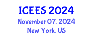 International Conference on Earthquake Engineering and Seismology (ICEES) November 07, 2024 - New York, United States