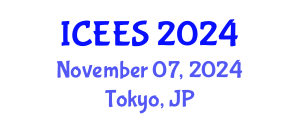 International Conference on Earthquake Engineering and Seismology (ICEES) November 07, 2024 - Tokyo, Japan