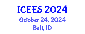 International Conference on Earthquake Engineering and Seismology (ICEES) October 24, 2024 - Bali, Indonesia