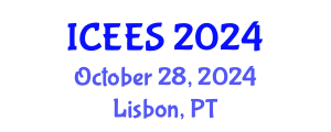 International Conference on Earthquake Engineering and Seismology (ICEES) October 28, 2024 - Lisbon, Portugal