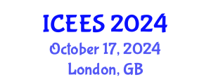 International Conference on Earthquake Engineering and Seismology (ICEES) October 17, 2024 - London, United Kingdom
