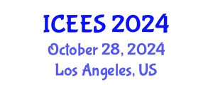 International Conference on Earthquake Engineering and Seismology (ICEES) October 28, 2024 - Los Angeles, United States