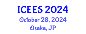 International Conference on Earthquake Engineering and Seismology (ICEES) October 28, 2024 - Osaka, Japan