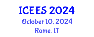 International Conference on Earthquake Engineering and Seismology (ICEES) October 10, 2024 - Rome, Italy