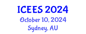 International Conference on Earthquake Engineering and Seismology (ICEES) October 10, 2024 - Sydney, Australia