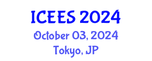 International Conference on Earthquake Engineering and Seismology (ICEES) October 03, 2024 - Tokyo, Japan