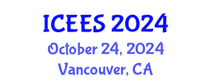International Conference on Earthquake Engineering and Seismology (ICEES) October 24, 2024 - Vancouver, Canada