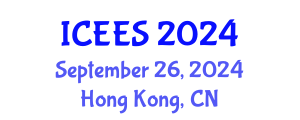 International Conference on Earthquake Engineering and Seismology (ICEES) September 26, 2024 - Hong Kong, China