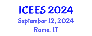International Conference on Earthquake Engineering and Seismology (ICEES) September 12, 2024 - Rome, Italy