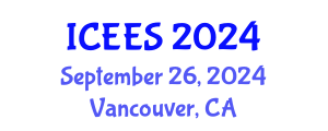 International Conference on Earthquake Engineering and Seismology (ICEES) September 26, 2024 - Vancouver, Canada