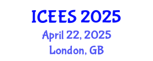 International Conference on Earthquake Engineering and Seismology (ICEES) April 22, 2025 - London, United Kingdom