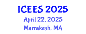 International Conference on Earthquake Engineering and Seismology (ICEES) April 22, 2025 - Marrakesh, Morocco