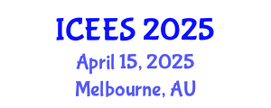 International Conference on Earthquake Engineering and Seismology (ICEES) April 15, 2025 - Melbourne, Australia