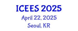 International Conference on Earthquake Engineering and Seismology (ICEES) April 22, 2025 - Seoul, Republic of Korea