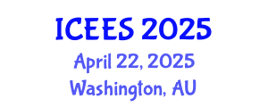 International Conference on Earthquake Engineering and Seismology (ICEES) April 22, 2025 - Washington, Australia