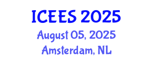 International Conference on Earthquake Engineering and Seismology (ICEES) August 05, 2025 - Amsterdam, Netherlands