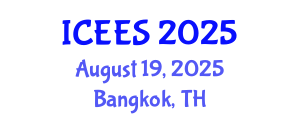 International Conference on Earthquake Engineering and Seismology (ICEES) August 19, 2025 - Bangkok, Thailand