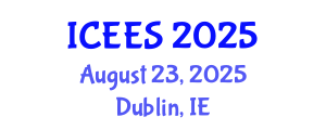 International Conference on Earthquake Engineering and Seismology (ICEES) August 23, 2025 - Dublin, Ireland