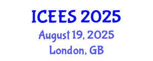 International Conference on Earthquake Engineering and Seismology (ICEES) August 19, 2025 - London, United Kingdom