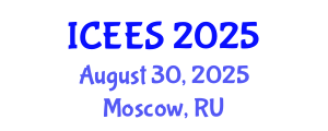 International Conference on Earthquake Engineering and Seismology (ICEES) August 30, 2025 - Moscow, Russia