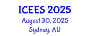International Conference on Earthquake Engineering and Seismology (ICEES) August 30, 2025 - Sydney, Australia