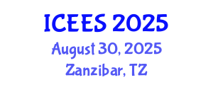 International Conference on Earthquake Engineering and Seismology (ICEES) August 30, 2025 - Zanzibar, Tanzania