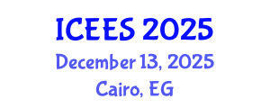 International Conference on Earthquake Engineering and Seismology (ICEES) December 13, 2025 - Cairo, Egypt