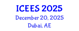 International Conference on Earthquake Engineering and Seismology (ICEES) December 20, 2025 - Dubai, United Arab Emirates