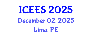 International Conference on Earthquake Engineering and Seismology (ICEES) December 02, 2025 - Lima, Peru