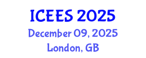 International Conference on Earthquake Engineering and Seismology (ICEES) December 09, 2025 - London, United Kingdom