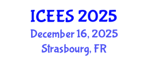 International Conference on Earthquake Engineering and Seismology (ICEES) December 16, 2025 - Strasbourg, France