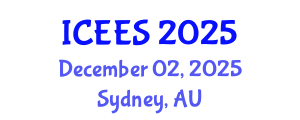 International Conference on Earthquake Engineering and Seismology (ICEES) December 02, 2025 - Sydney, Australia