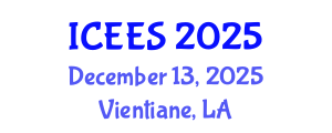 International Conference on Earthquake Engineering and Seismology (ICEES) December 13, 2025 - Vientiane, Laos