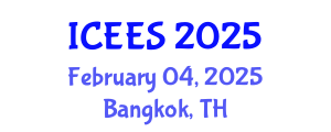 International Conference on Earthquake Engineering and Seismology (ICEES) February 04, 2025 - Bangkok, Thailand