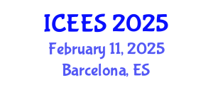 International Conference on Earthquake Engineering and Seismology (ICEES) February 11, 2025 - Barcelona, Spain