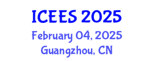 International Conference on Earthquake Engineering and Seismology (ICEES) February 04, 2025 - Guangzhou, China