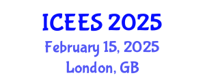 International Conference on Earthquake Engineering and Seismology (ICEES) February 15, 2025 - London, United Kingdom
