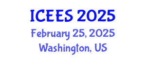 International Conference on Earthquake Engineering and Seismology (ICEES) February 25, 2025 - Washington, United States