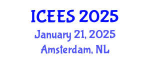 International Conference on Earthquake Engineering and Seismology (ICEES) January 21, 2025 - Amsterdam, Netherlands