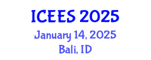 International Conference on Earthquake Engineering and Seismology (ICEES) January 14, 2025 - Bali, Indonesia