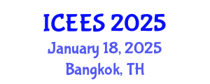 International Conference on Earthquake Engineering and Seismology (ICEES) January 18, 2025 - Bangkok, Thailand