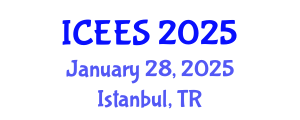 International Conference on Earthquake Engineering and Seismology (ICEES) January 28, 2025 - Istanbul, Turkey