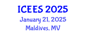 International Conference on Earthquake Engineering and Seismology (ICEES) January 21, 2025 - Maldives, Maldives