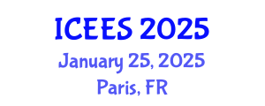 International Conference on Earthquake Engineering and Seismology (ICEES) January 25, 2025 - Paris, France