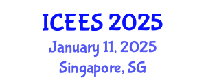 International Conference on Earthquake Engineering and Seismology (ICEES) January 11, 2025 - Singapore, Singapore